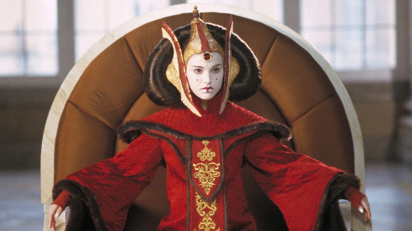 Padmé in The Phantom Menace, as she regally owns some bitchass Trade Federation schmucks.