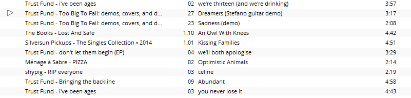 “songs in my library that i genuinely have never heard”