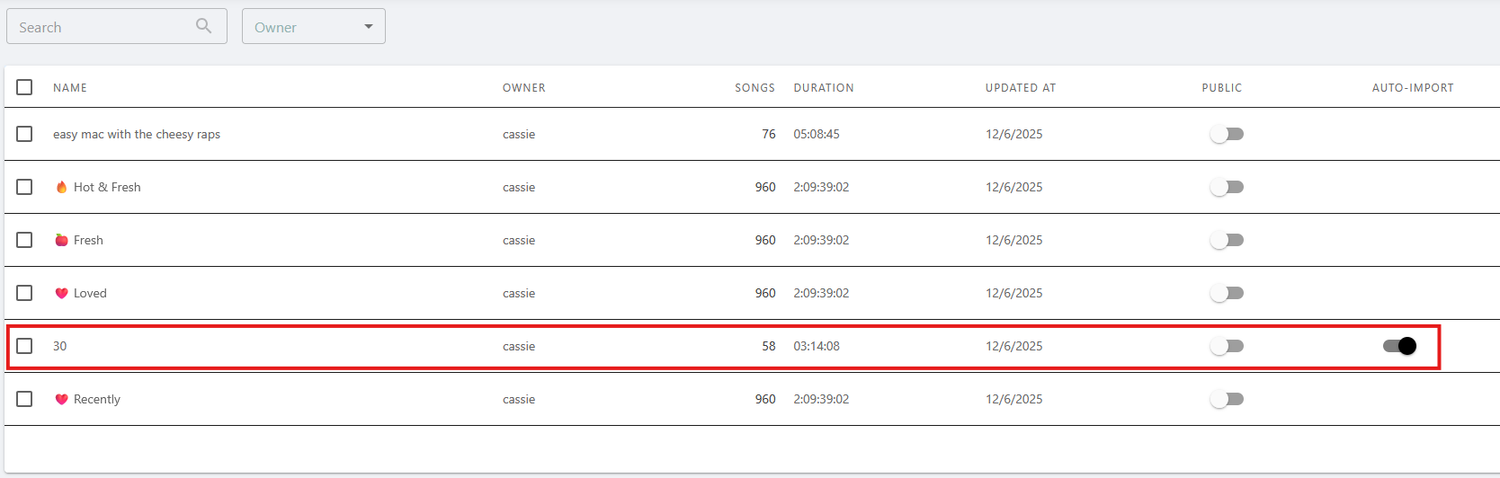 Navidrome screenshot